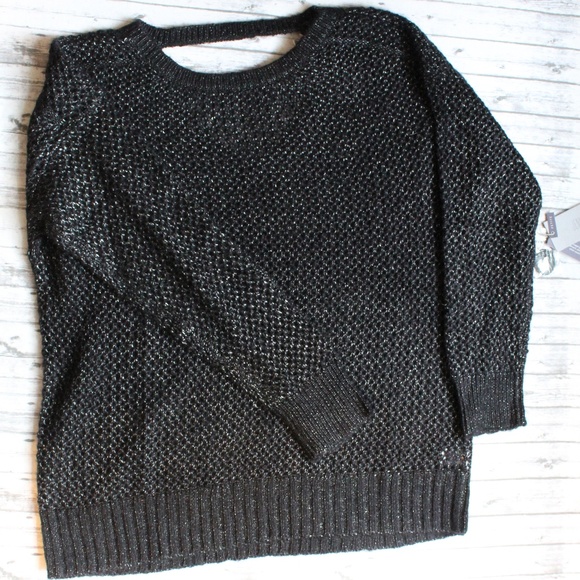 Jennifer Lopez Sweaters - Jennifer Lopez Black and Silver Sweater